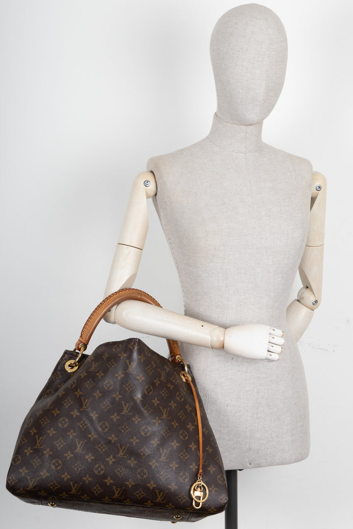LOUIS VUITTON Artsy Bag MNG Canvas Brown