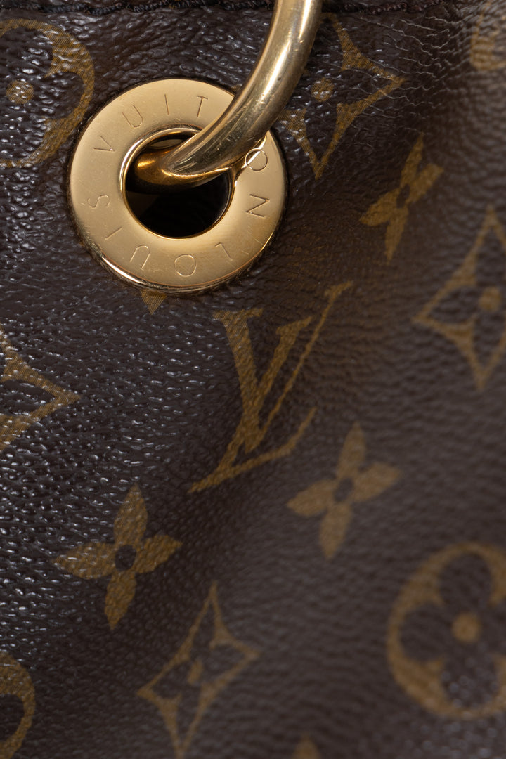 LOUIS VUITTON Artsy Bag MNG Canvas Brown
