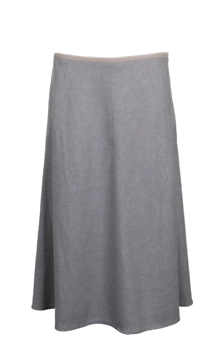 LORO PIANA Skirt Cashmere Light Gray