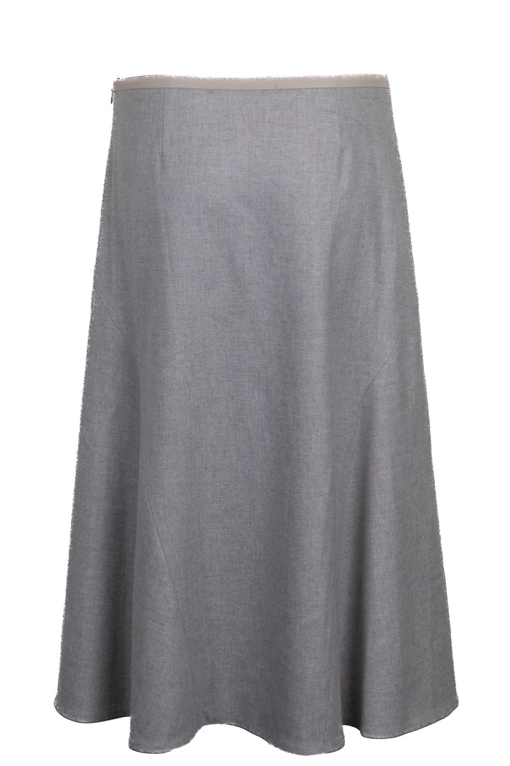 LORO PIANA Skirt Cashmere Light Gray