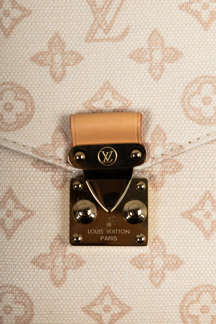 LOUIS VUITTON Pochette Metis Bag MM Toiles White