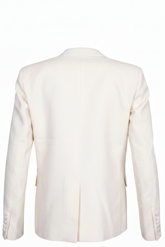 SAINT LAURENT Suit Jacket Cream