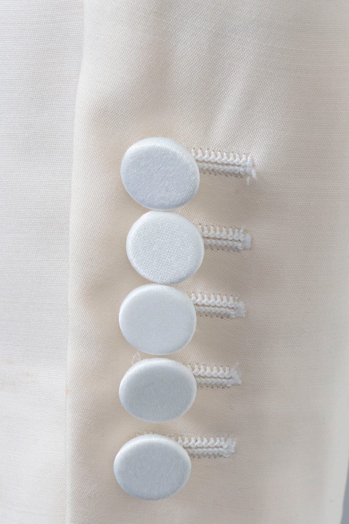 SAINT LAURENT Suit Jacket Cream