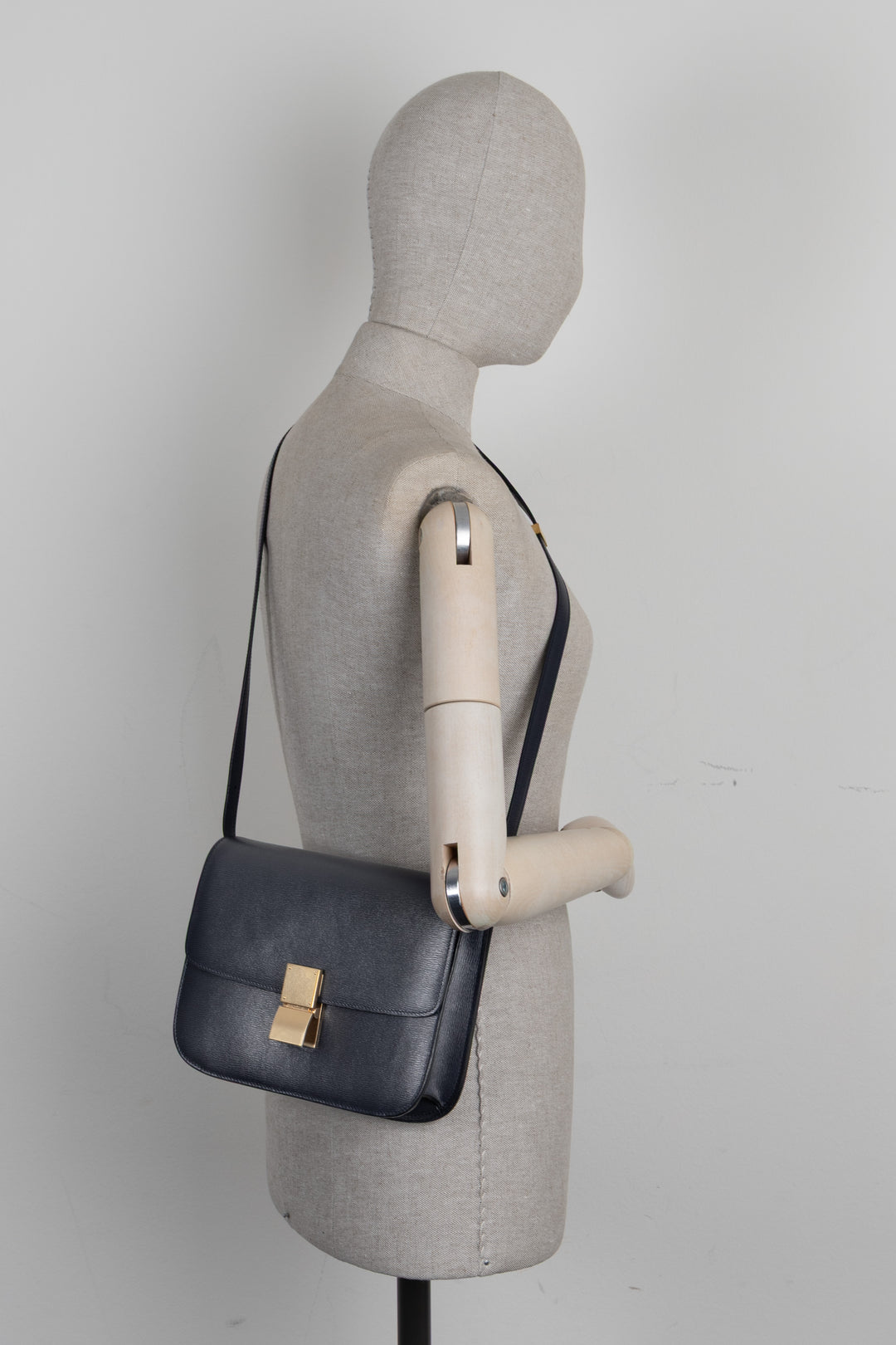 CÉLINE Classic Medium Box Bag Blue