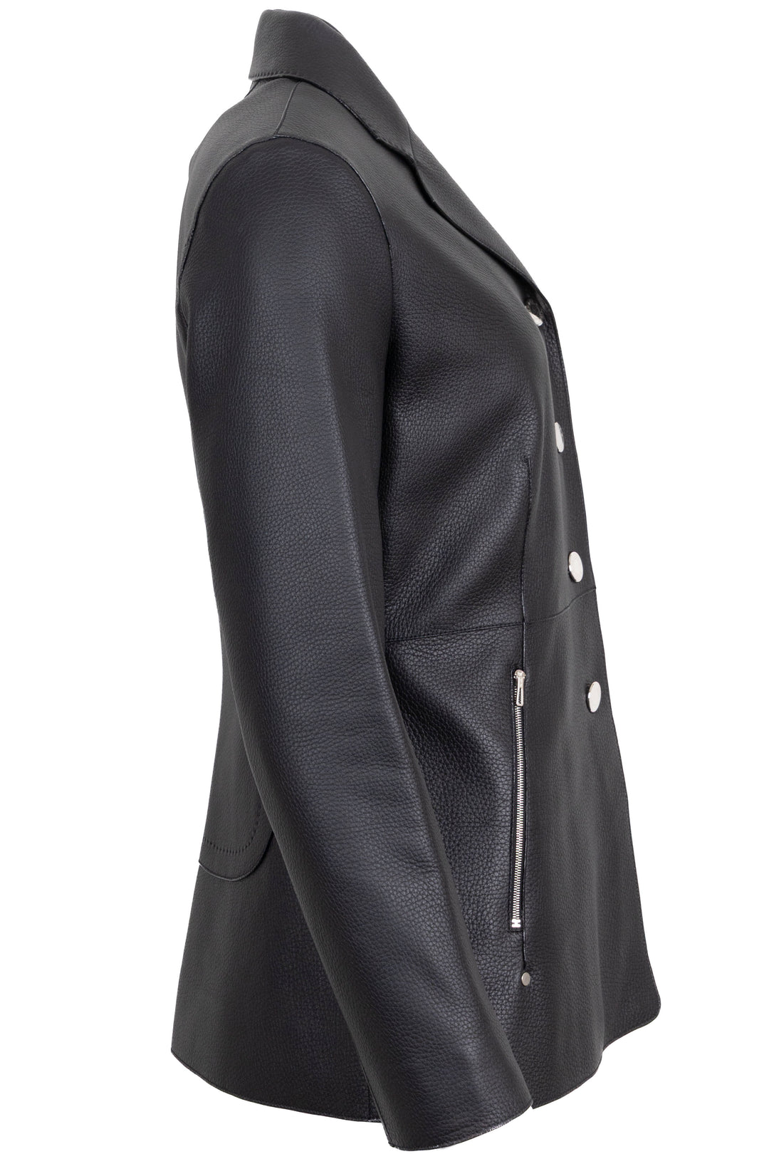 Veste en cuir de cerf noir Hermès Équestre Malaysia