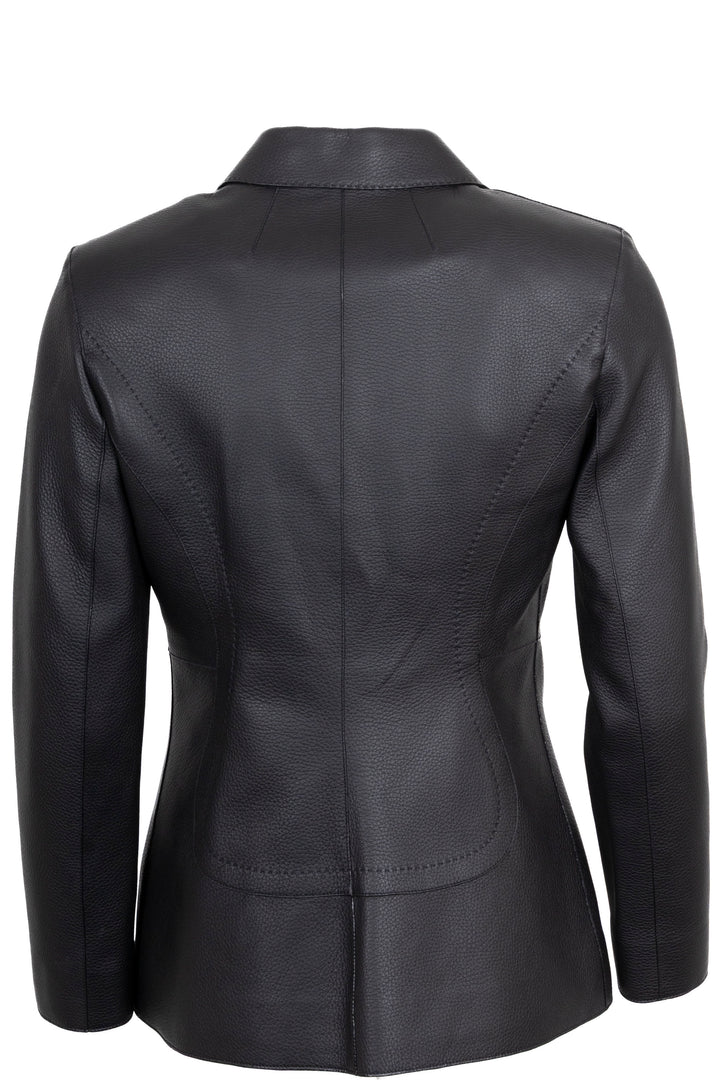 Veste en cuir de cerf noir Hermès Équestre Malaysia