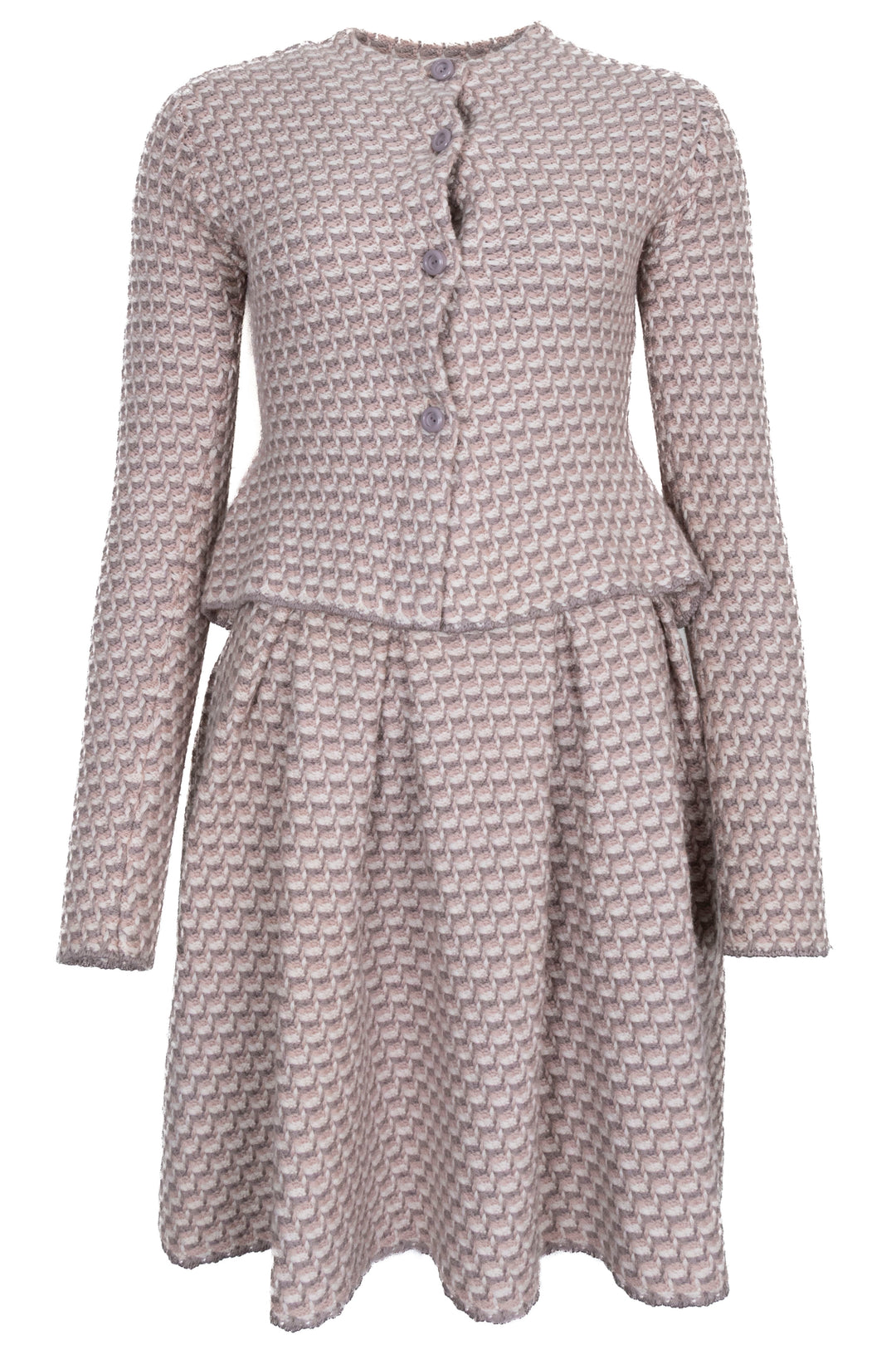 CHRISTIAN DIOR Ensemble Deux Pièces en Maille Rose