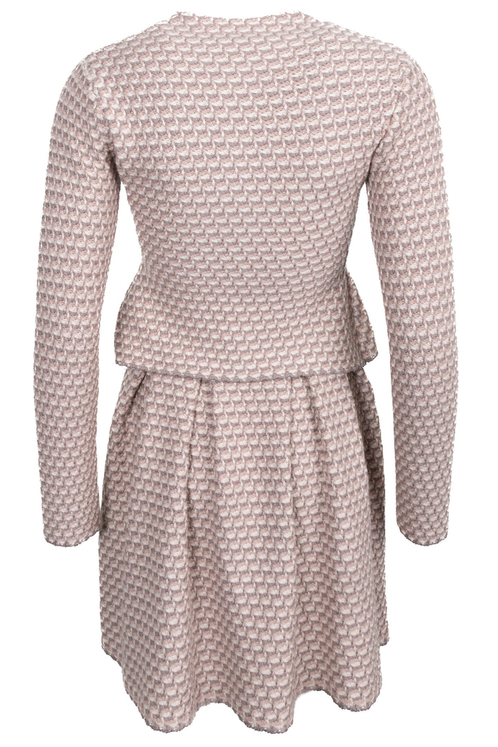 CHRISTIAN DIOR Ensemble Deux Pièces en Maille Rose