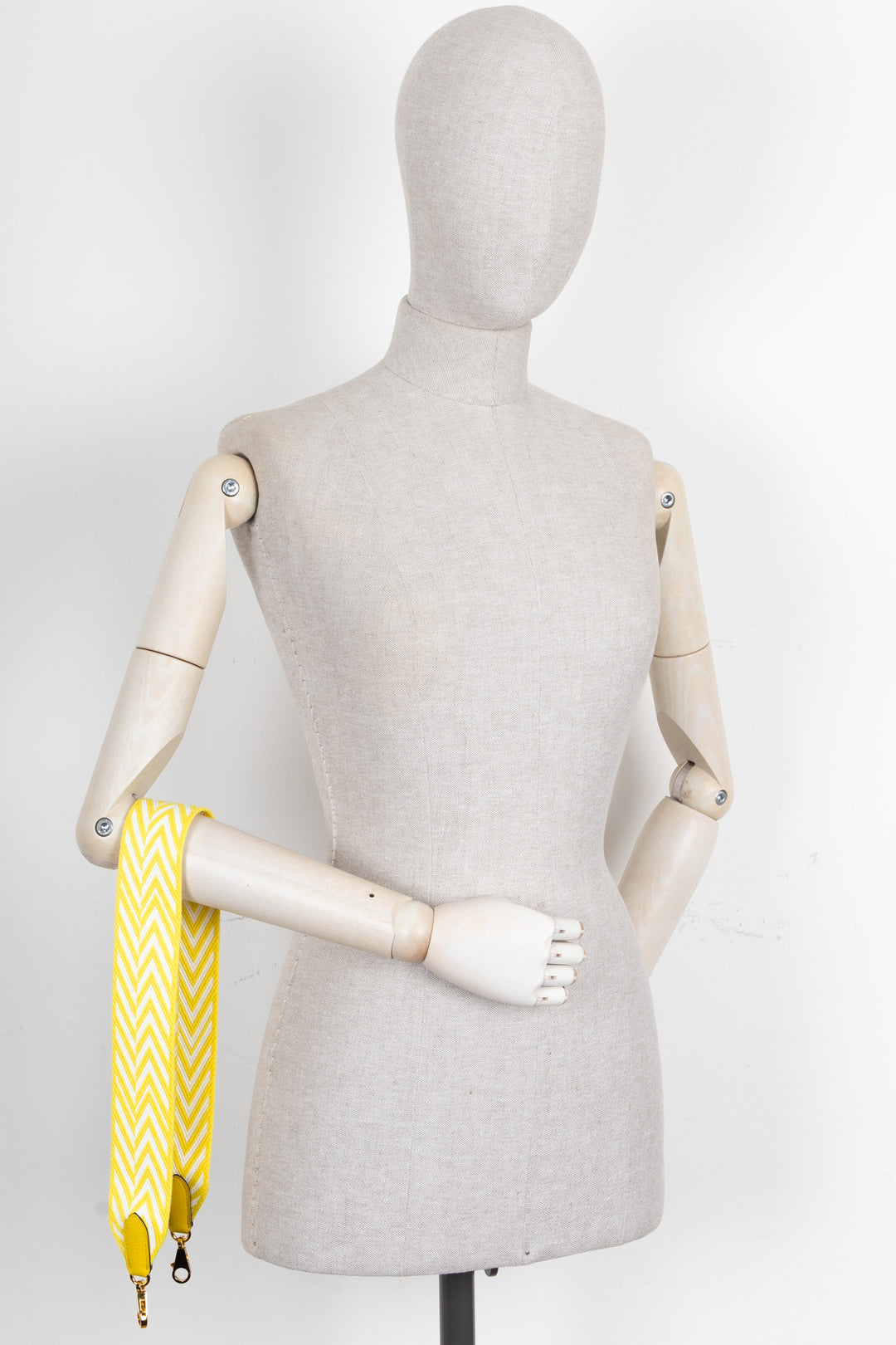 HERMÈS Sangle Zigzag 50 mm Strap Yellow White