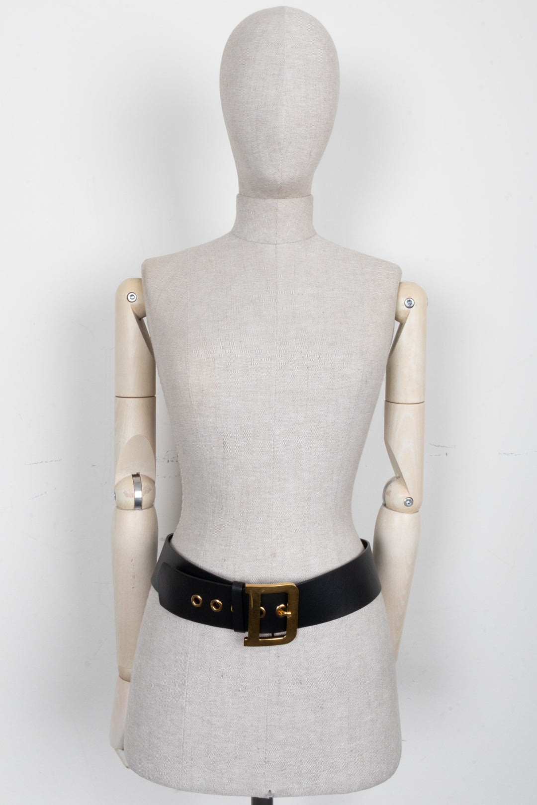 CHRISTIAN DIOR Diorquake Belt Leather Black