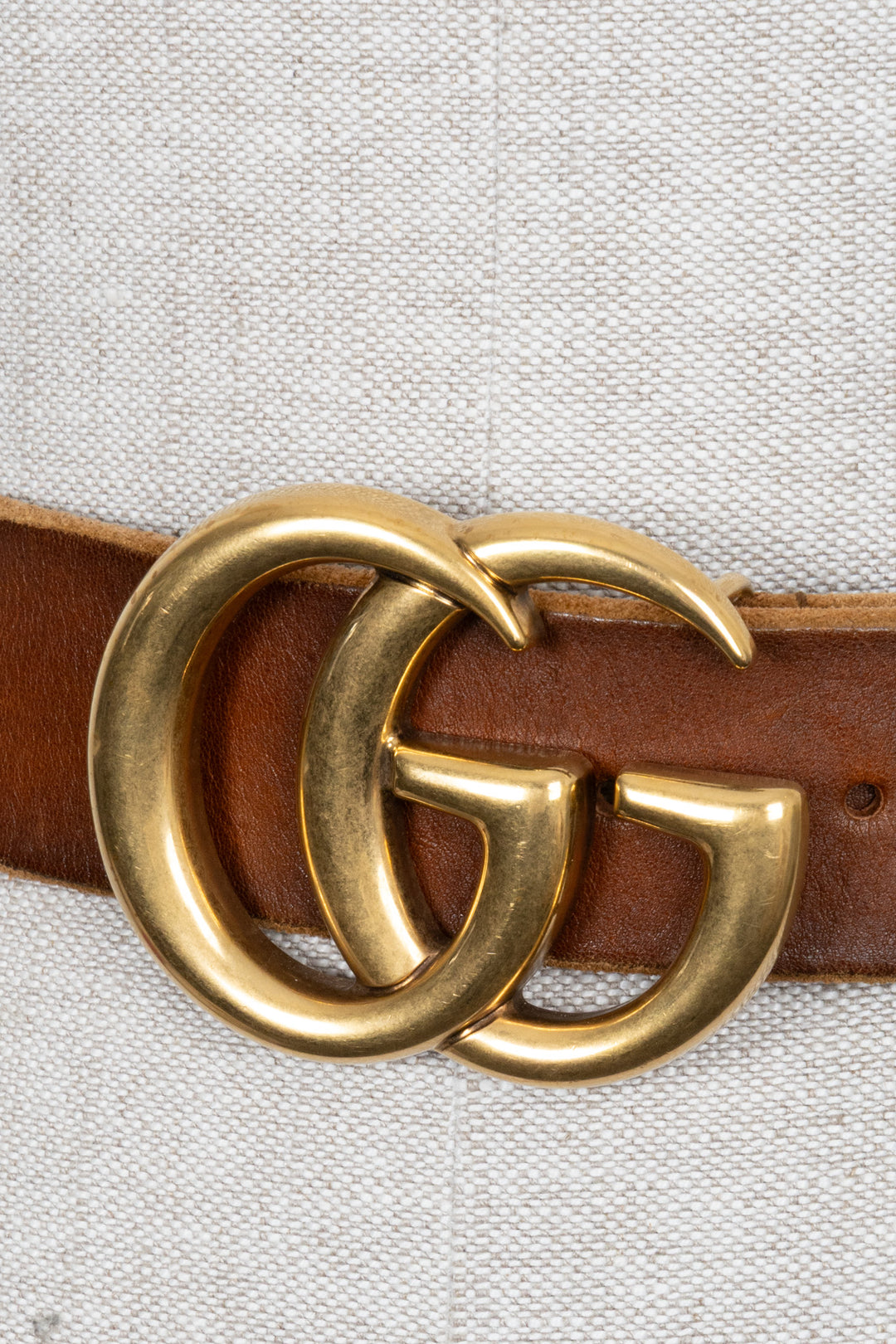 GUCCI Marmont Belt Brown