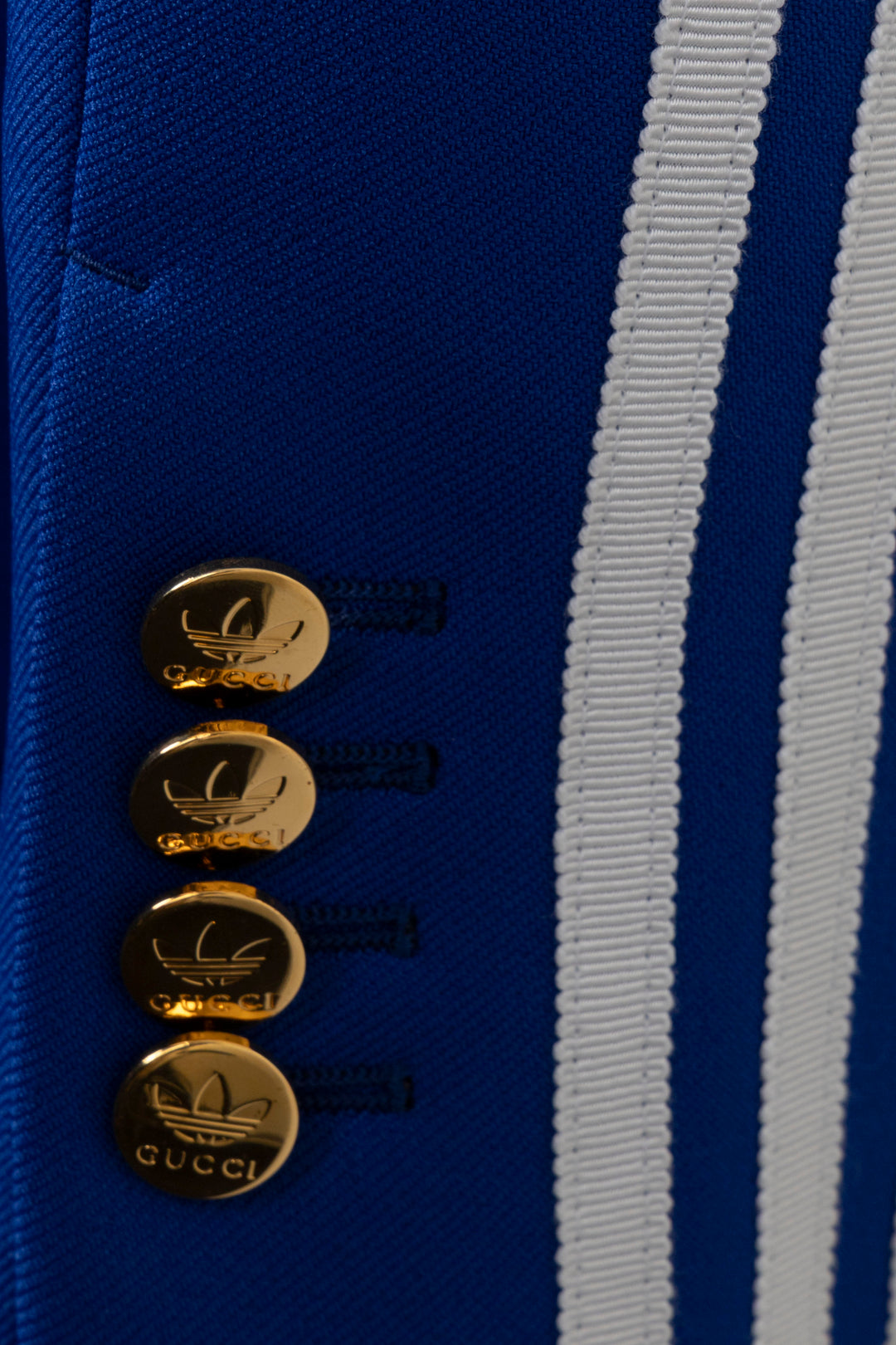 GUCCI x Adidas Zip Blazer Jacket Blue