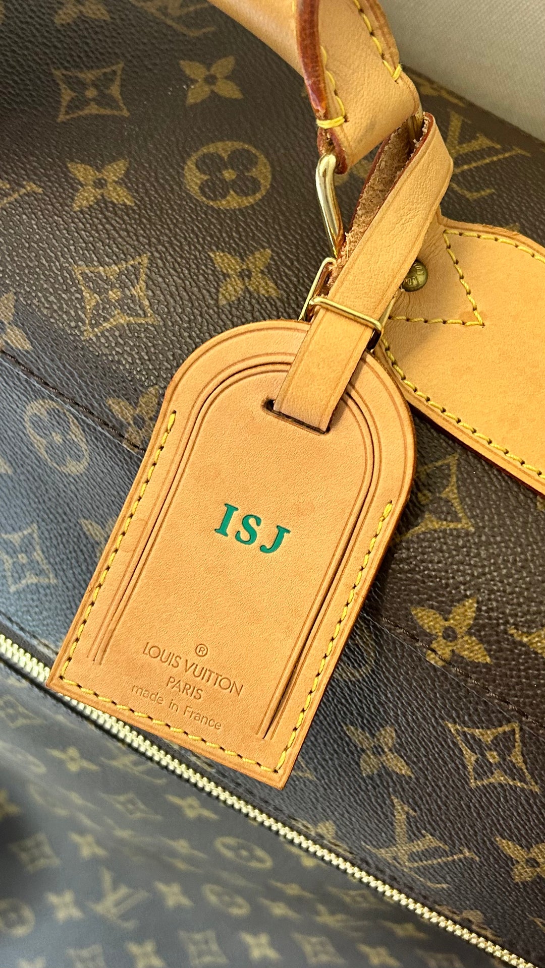 LOUIS VUITTON Garment Travel Bag MNG Canvas