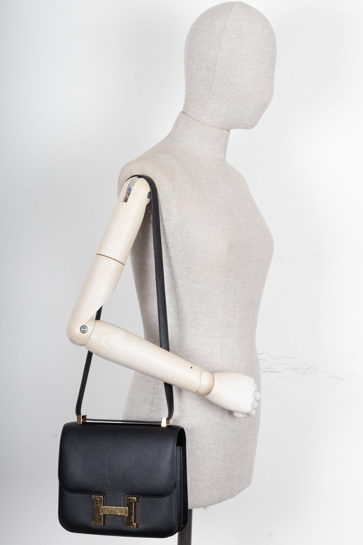 HERMÈS Constance 24 Epsom Black