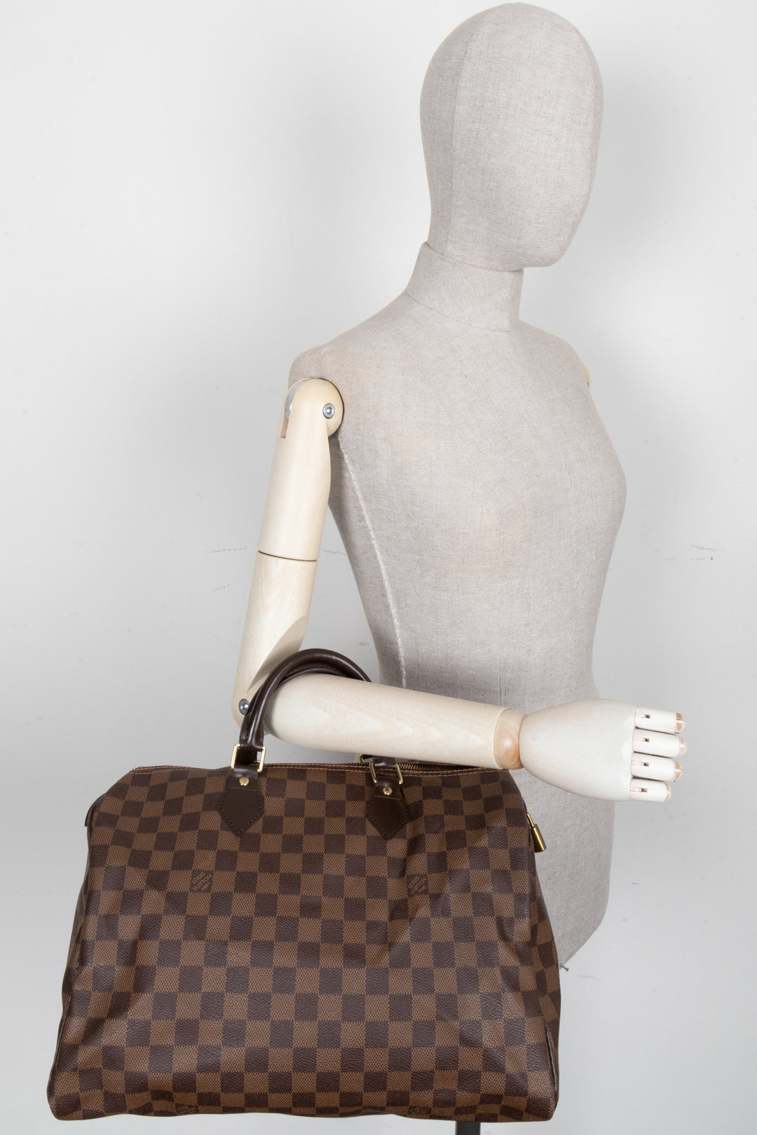 LOUIS VUITTON Speedy 35 Damier Ebène