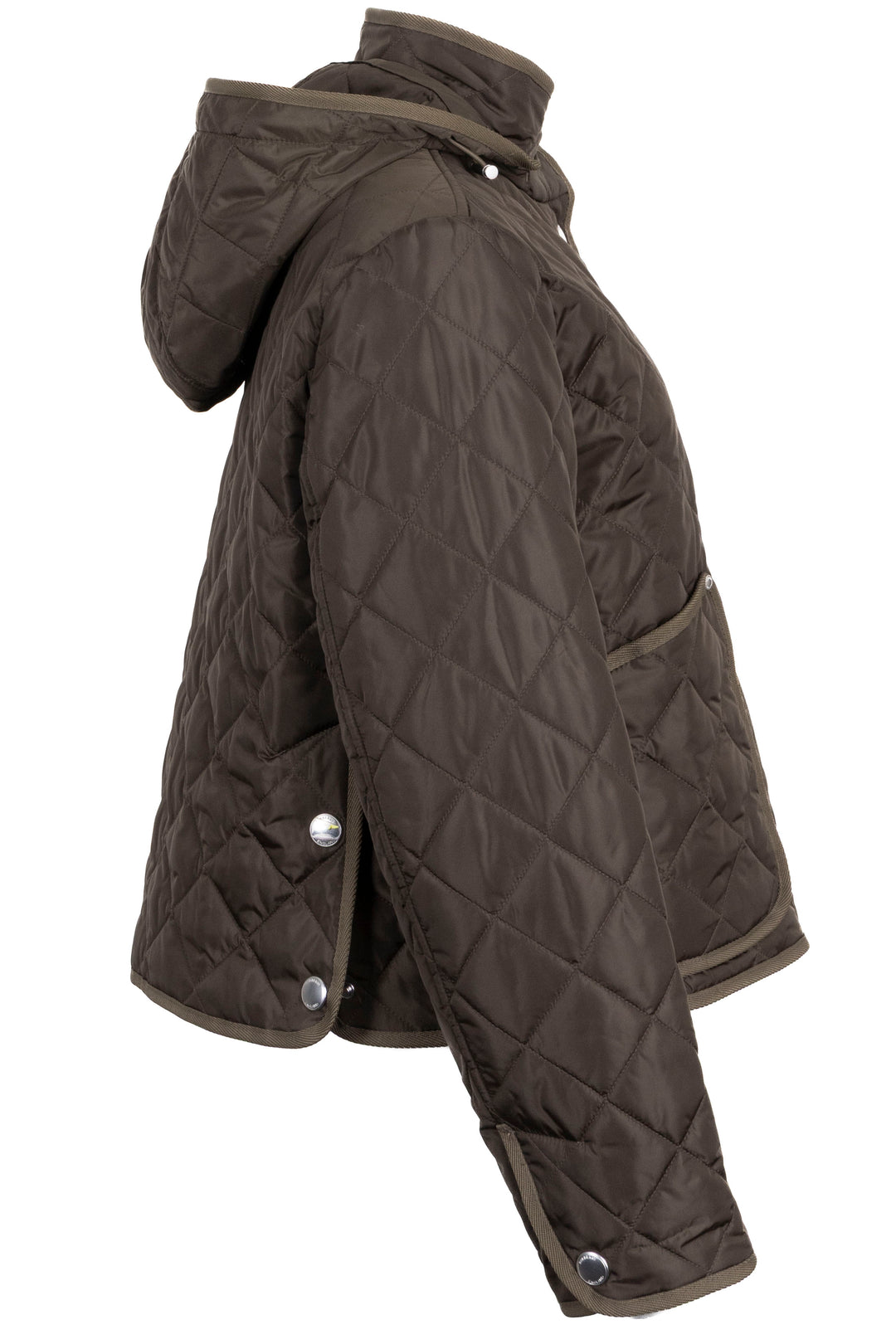 BURBERRY Floriston Cropped Quilted Jacket Green