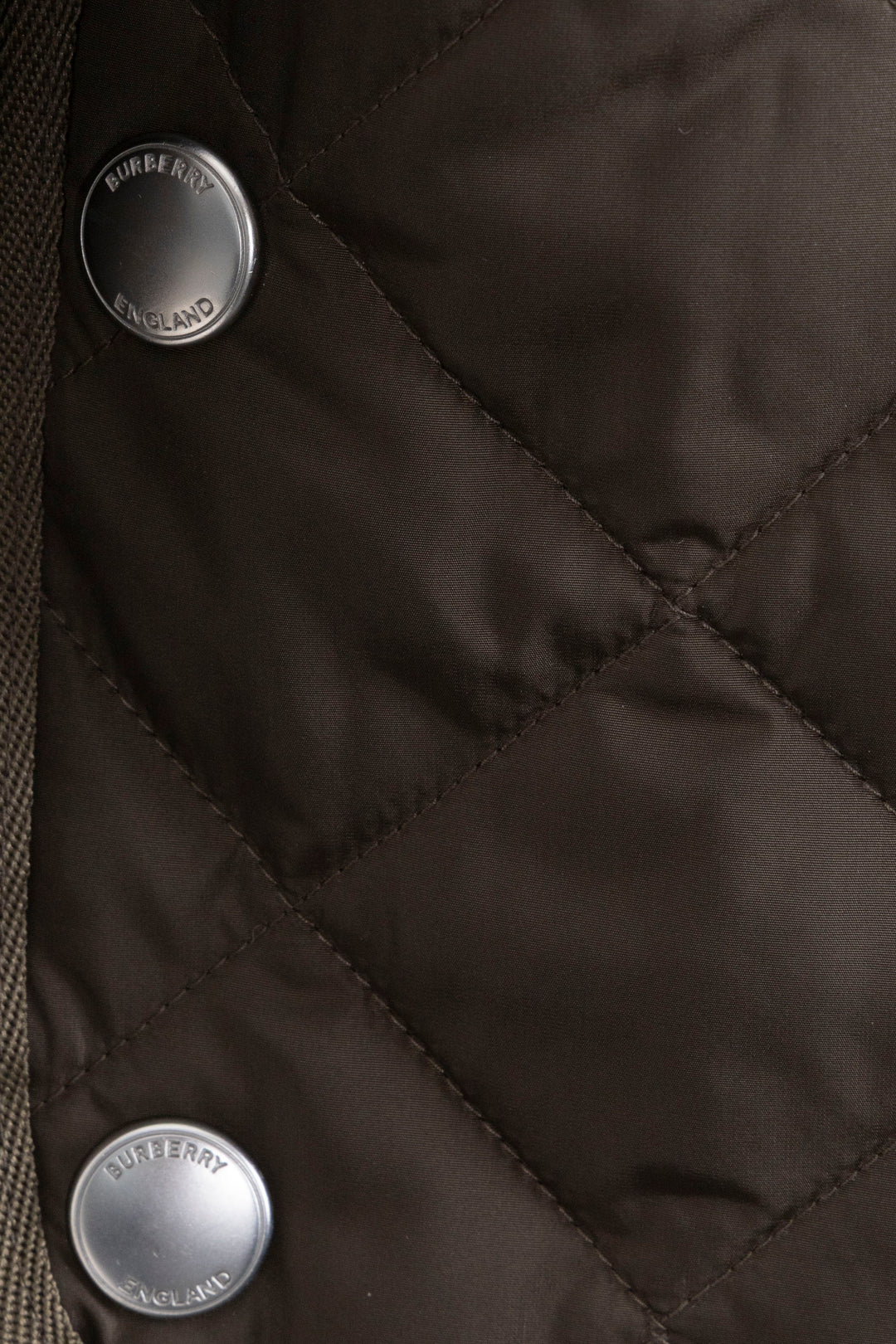 BURBERRY Floriston Cropped Quilted Jacket Green