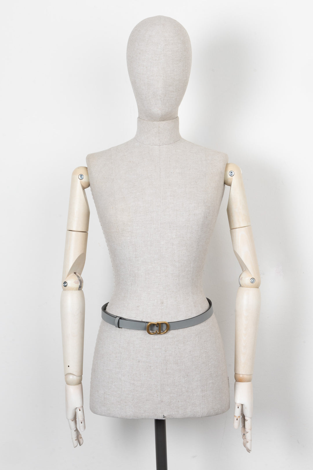 CHRISTIAN DIOR Saddle Belt Sage