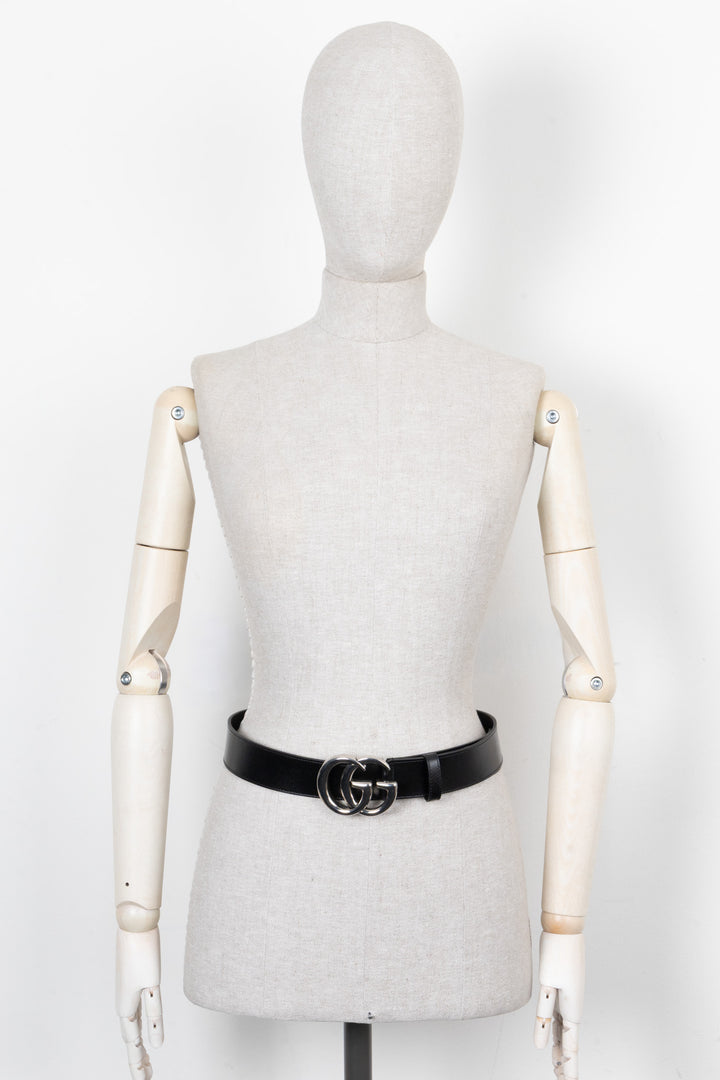 Ceinture GUCCI Marmont large noire