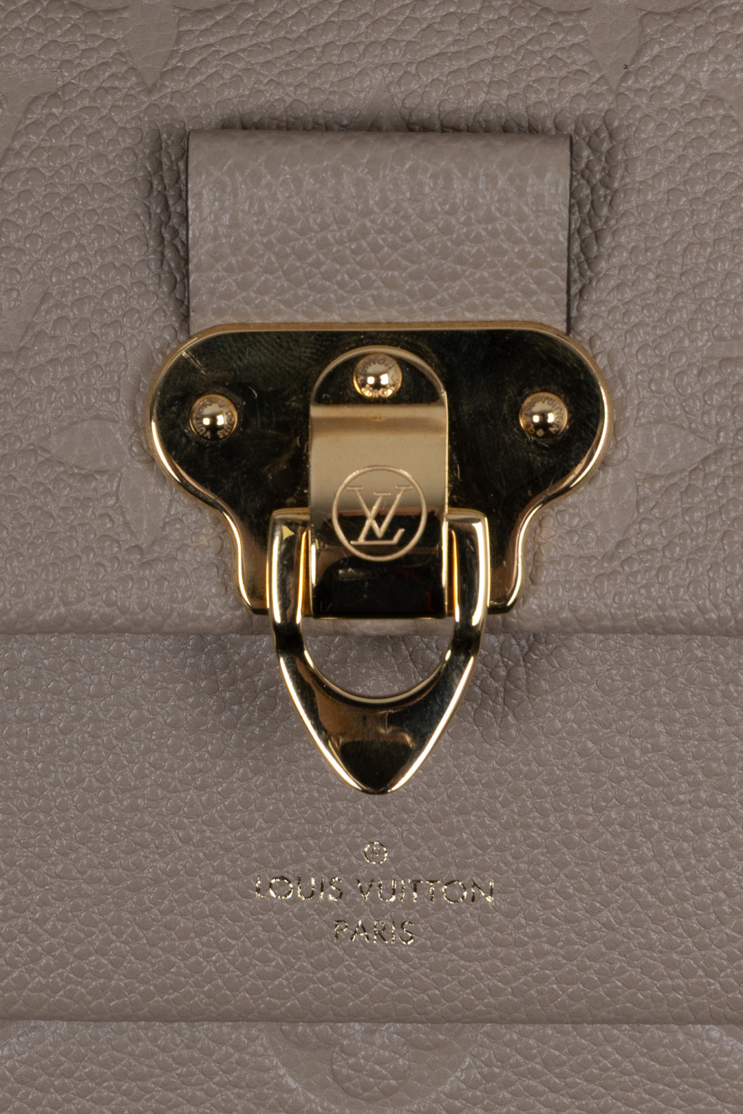 LOUIS VUITTON Vavin Chain Wallet Empreinte Taupe