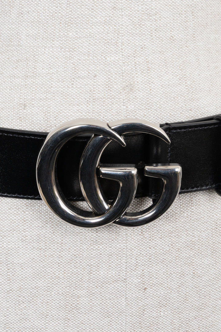Ceinture GUCCI Marmont large noire