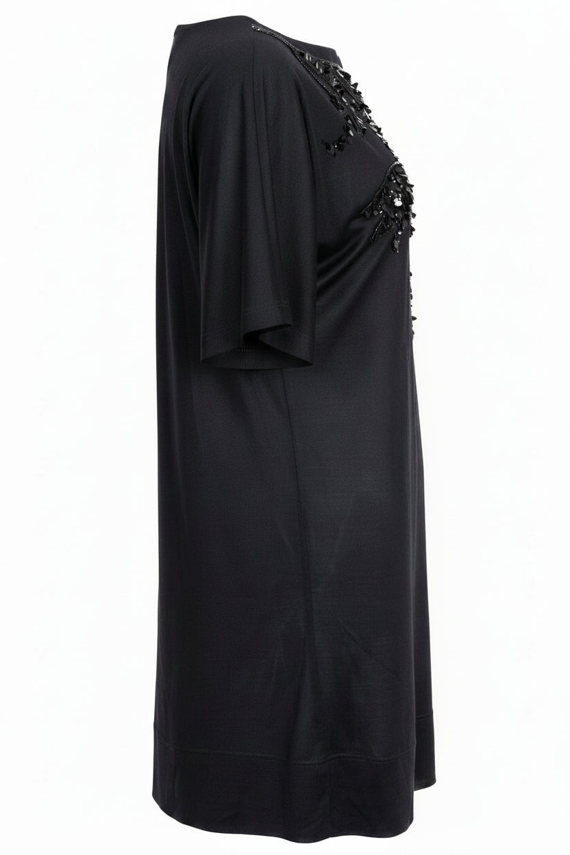 CHRISTIAN DIOR Sequin-Embellished T-Shirt Silk Black