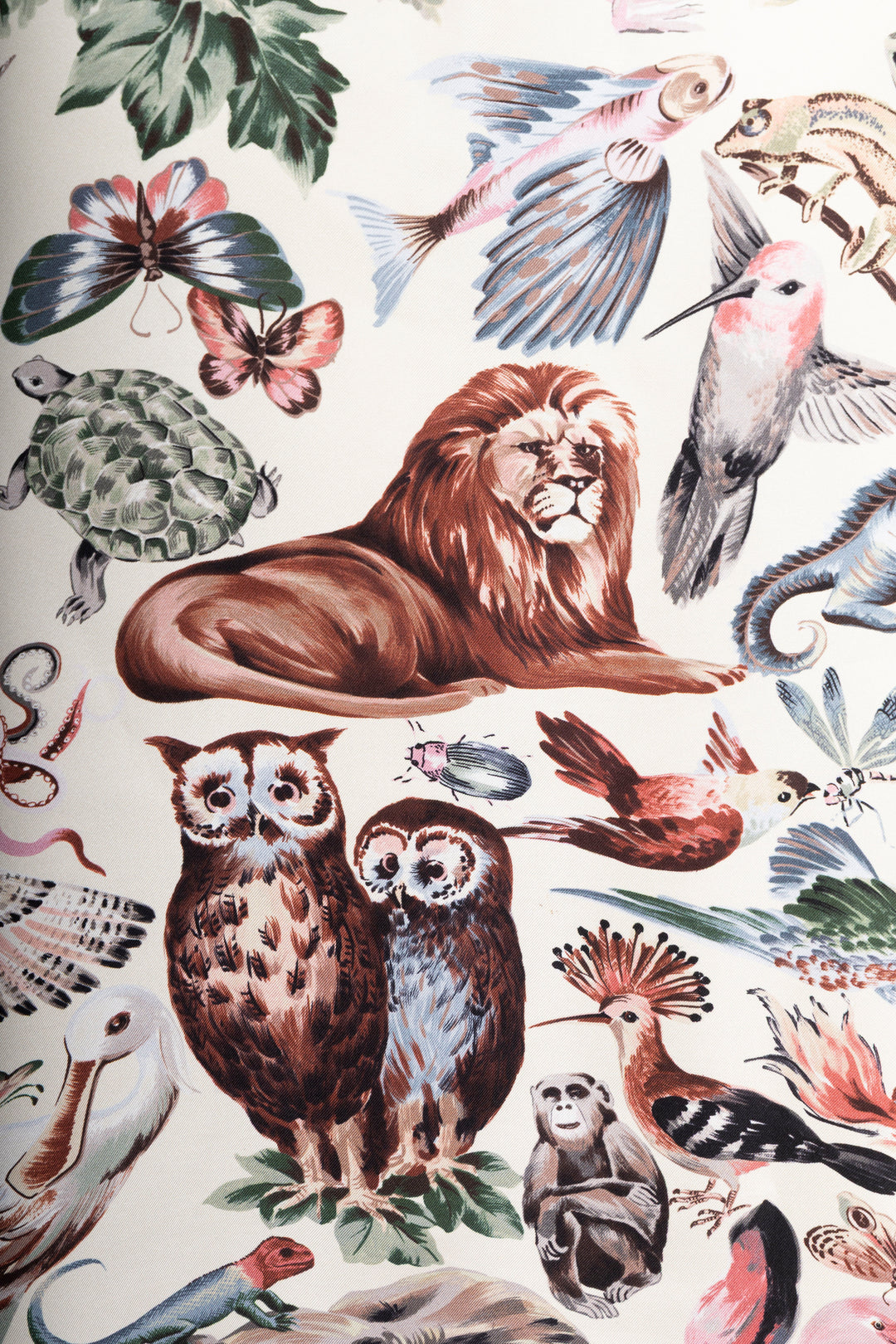 VALENTINO Fantastical Animal Silk Shirt Multicolor