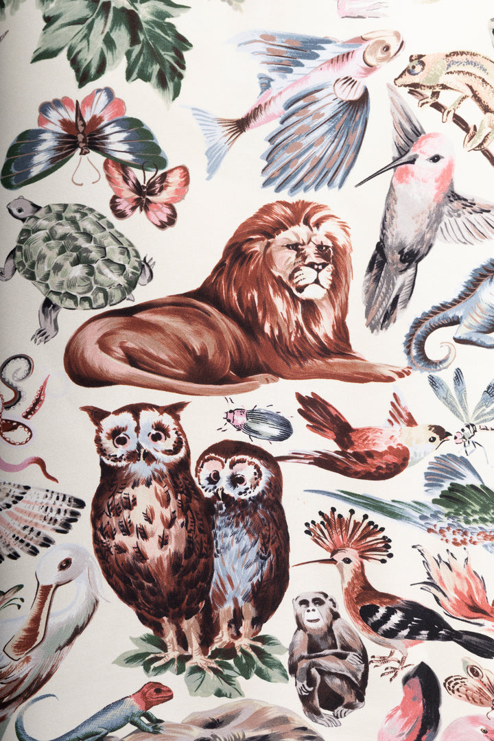 VALENTINO Fantastical Animal Silk Shirt Multicolor