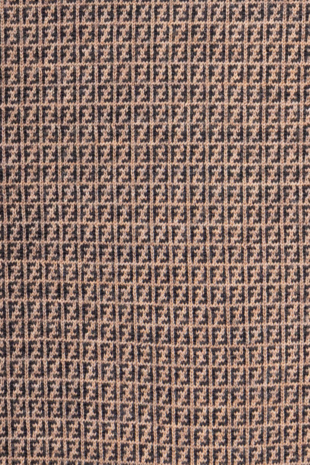 FENDI FF Logo Sweater Wool Brown