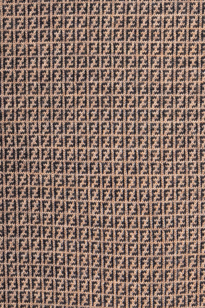 FENDI FF Logo Sweater Wool Brown