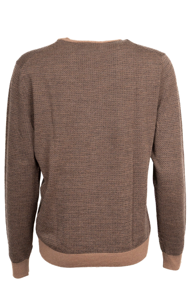 FENDI FF Logo Sweater Wool Brown