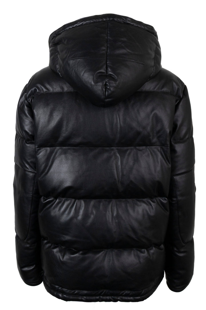 SAINT LAURENT 2022 Hooded Jacket Leather Black