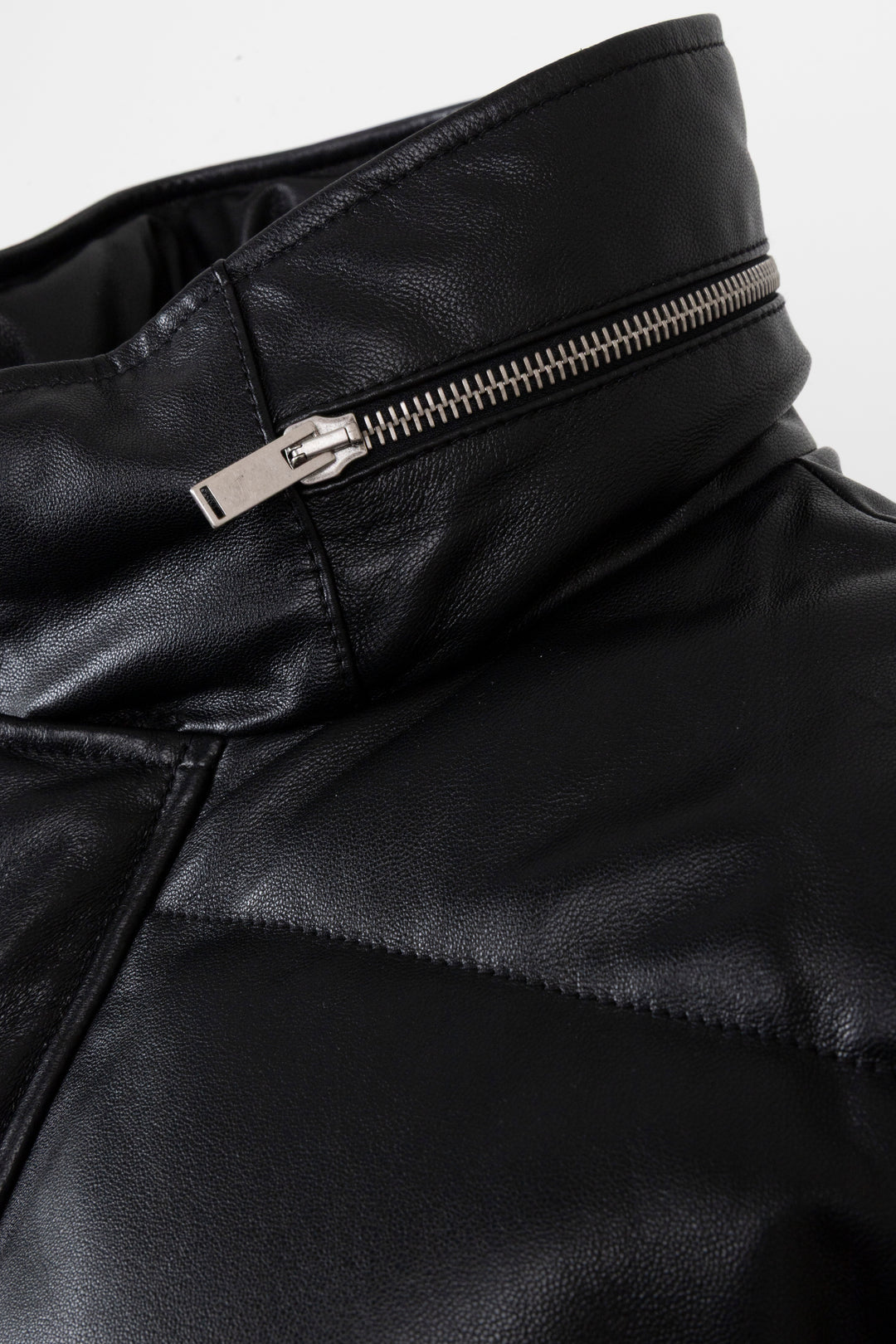 SAINT LAURENT 2022 Hooded Jacket Leather Black