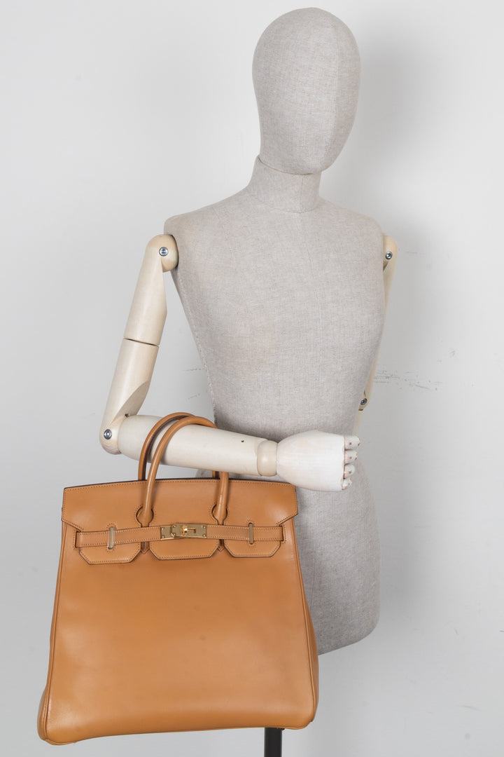 HERMÈS Birkin 32 Retour HAC Barénia Naturel