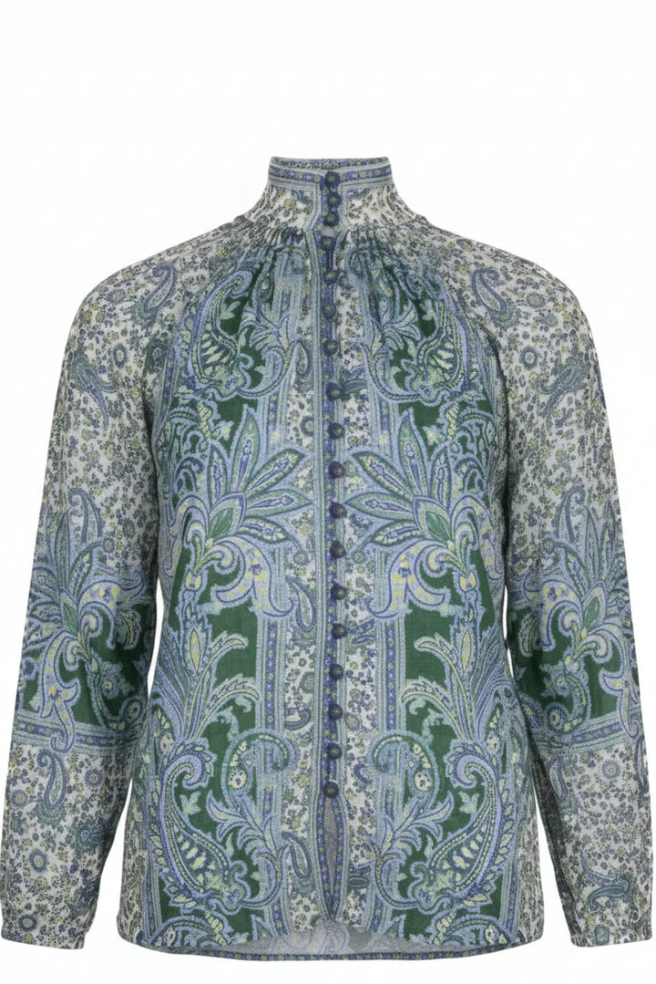 ZIMMERMANN Paisley Print Shirt Green