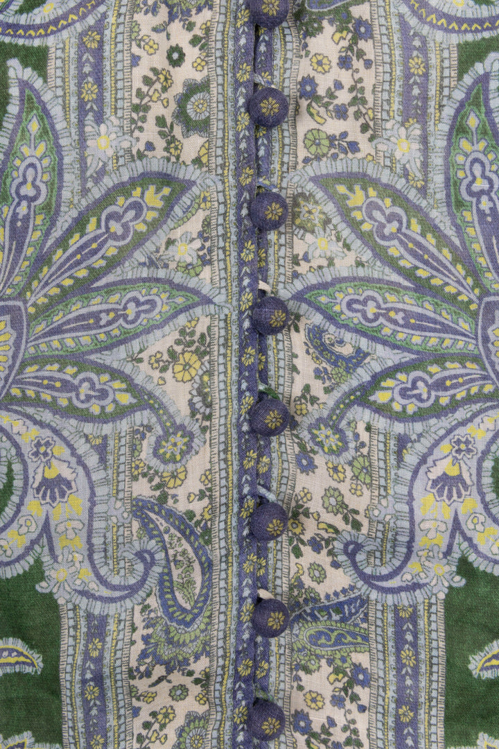 ZIMMERMANN Paisley Print Shirt Green