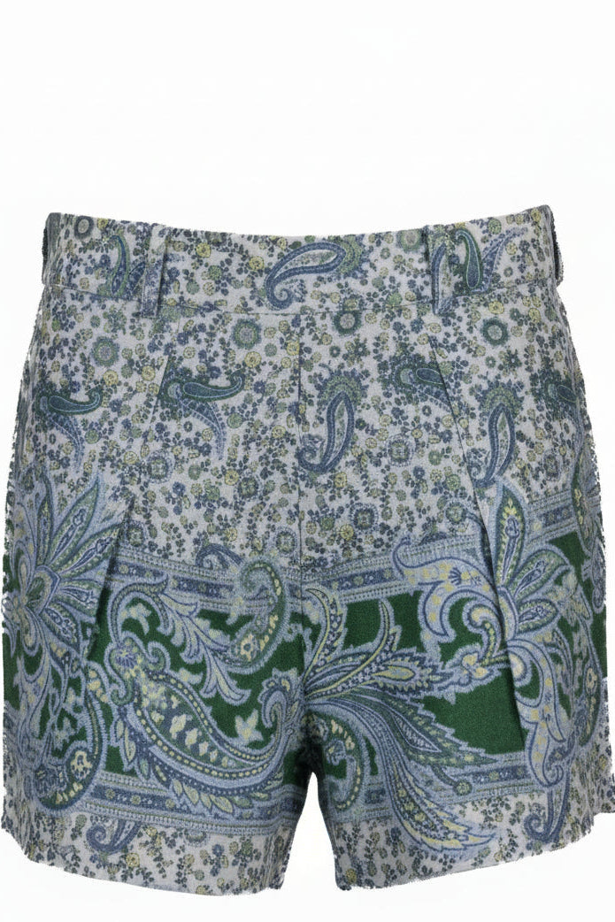 ZIMMERMANN Paisley Print Shorts Green