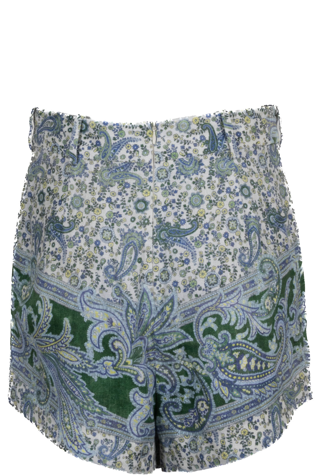ZIMMERMANN Paisley Print Shorts Green
