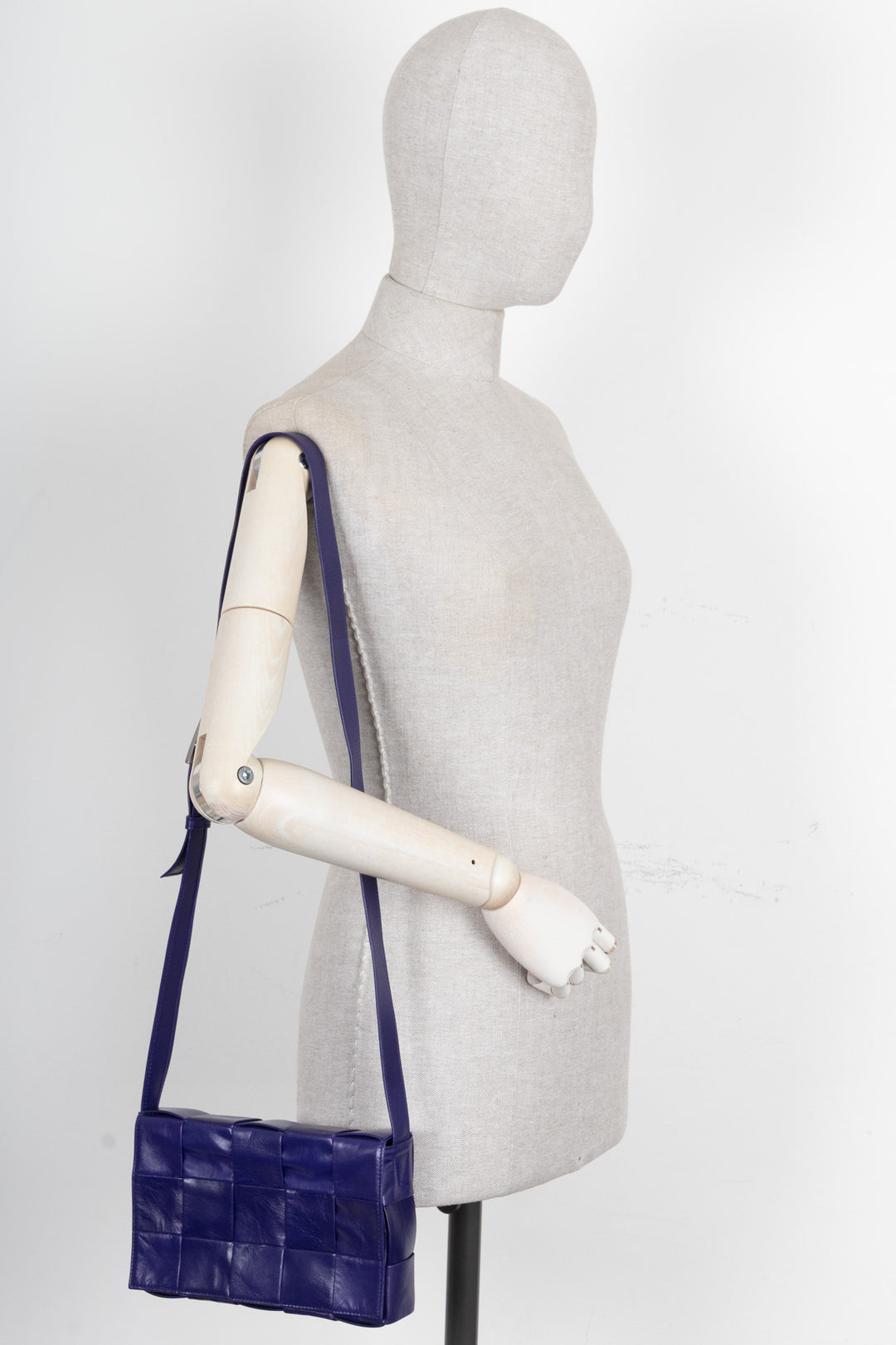 BOTTEGA VENETA Cassette Intrecciato Leather Nylon Purple