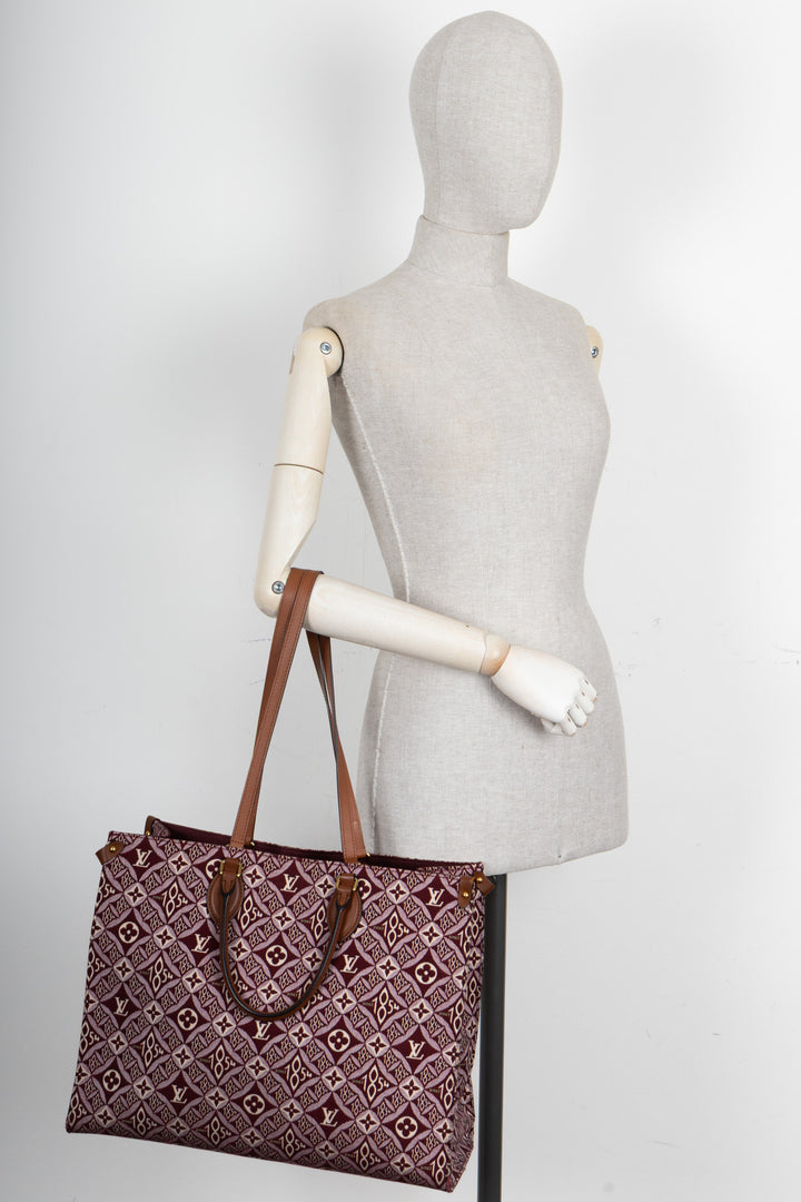 LOUIS VUITTON OnTheGo GM Since 1854 Canvas Red