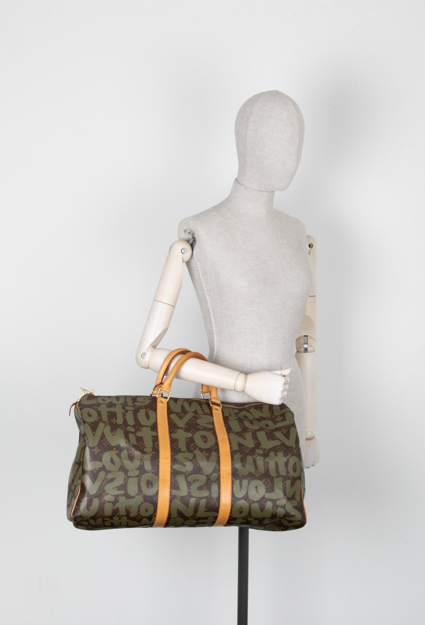 LOUIS VUITTON Keepall 50 Grafitti Stephen Sprouse Green – REAWAKE