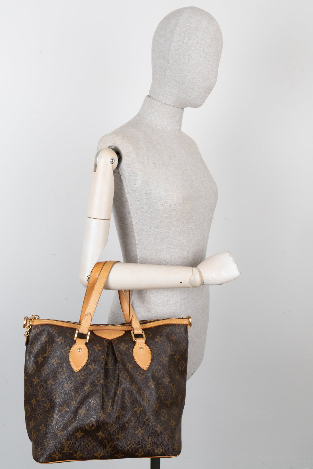 LOUIS VUITTON Palermo Bag MNG Canvas