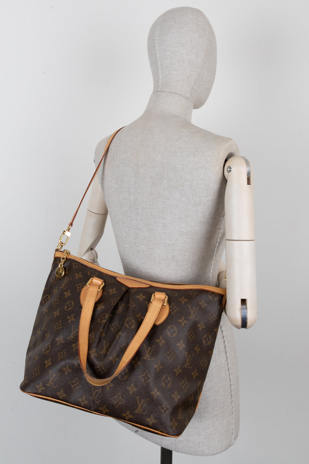 LOUIS VUITTON Palermo Bag MNG Canvas