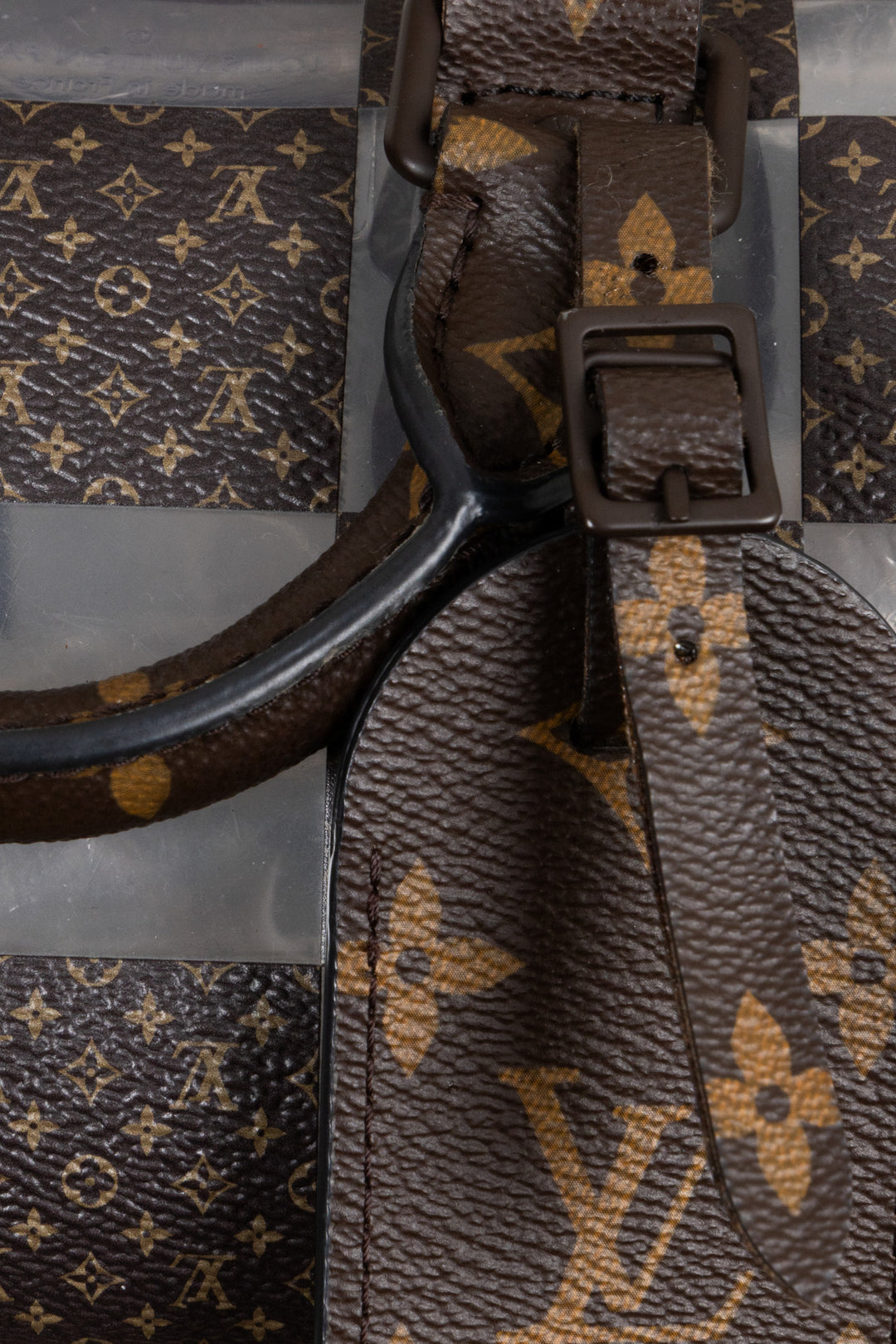 LOUIS VUITTON Chess Keepall 25 MNG PVC Canvas