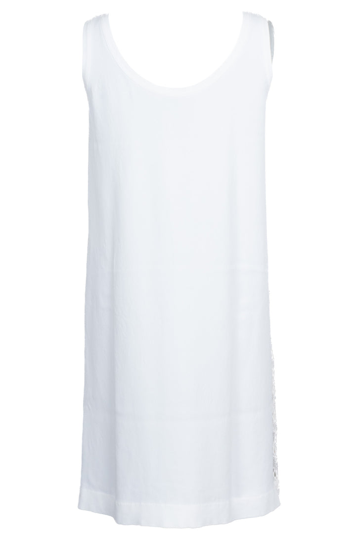 LOUIS VUITTON Sleeveless Dress MNG Lace Ivory