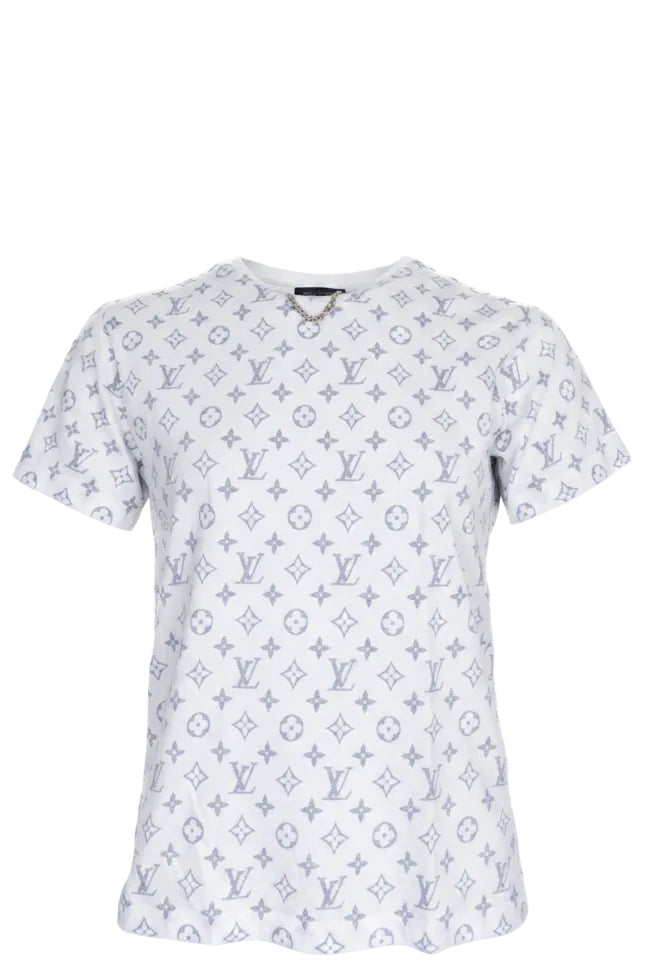 LOUIS VUITTON MNG Chemise Blanc Gris