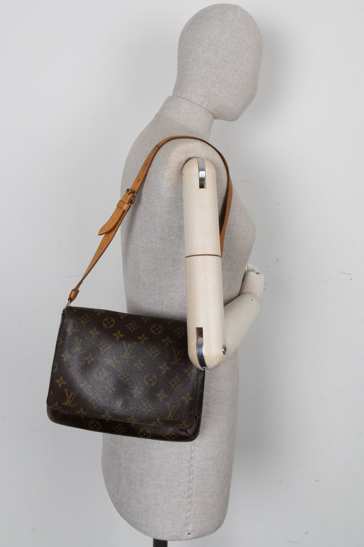 LOUIS VUITTON Musette Tango Shoulder Bag MNG Canvas