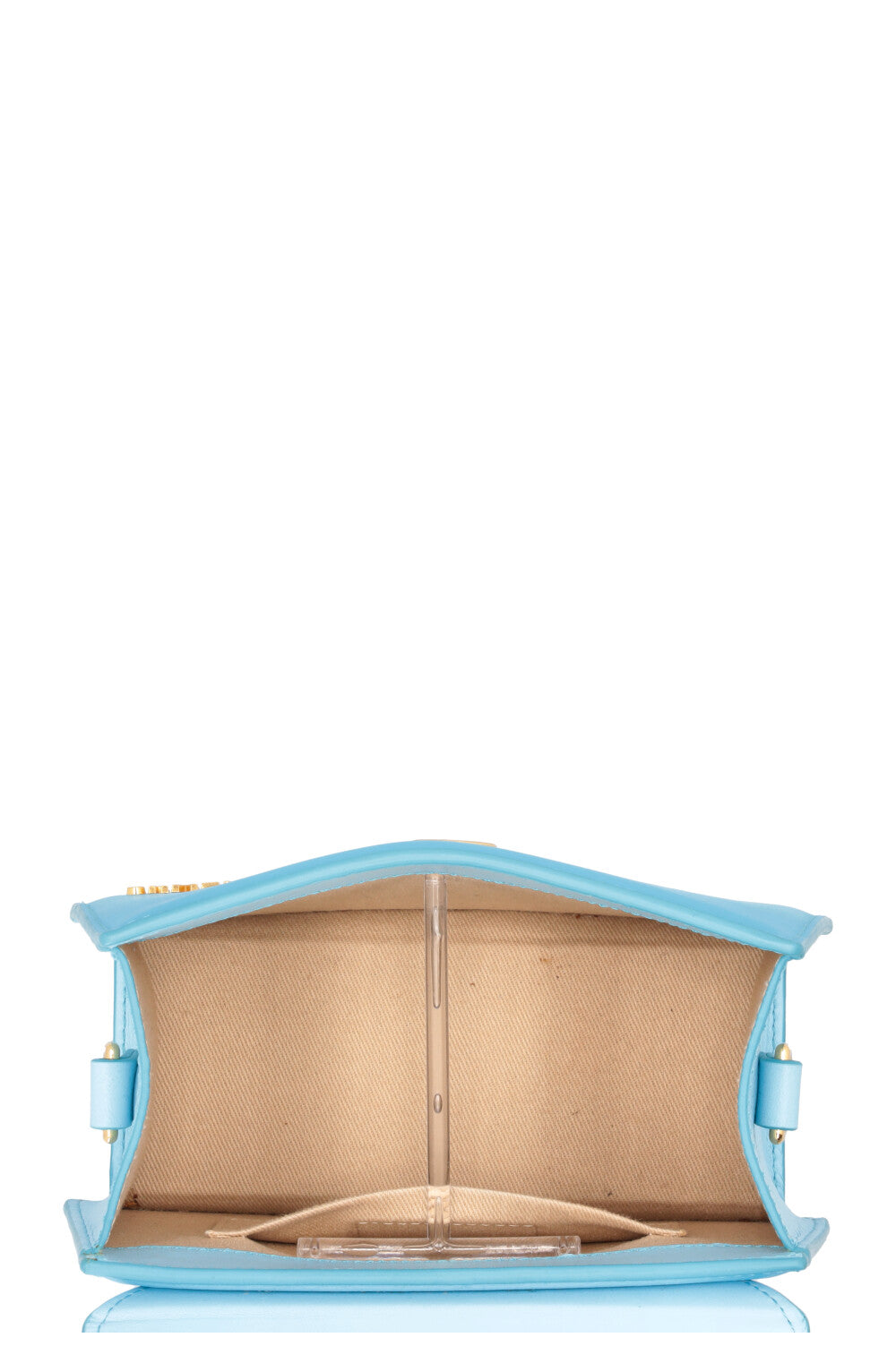 JACQUEMUS Sac Le Chiquito en cuir bleu radieux