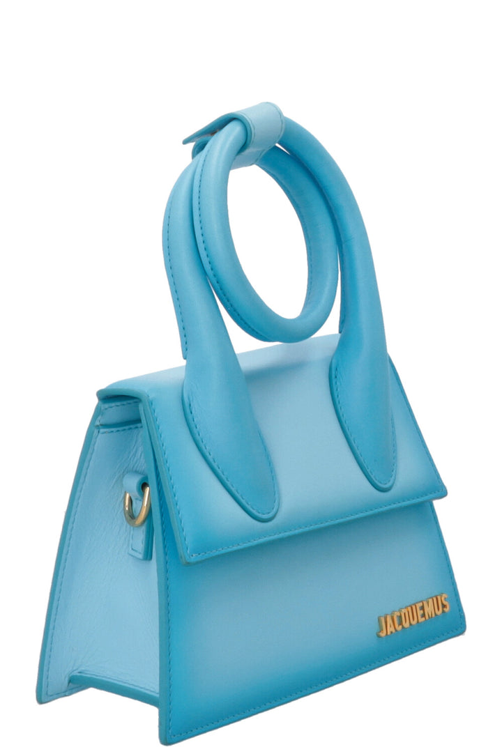 JACQUEMUS Sac Le Chiquito en cuir bleu radieux