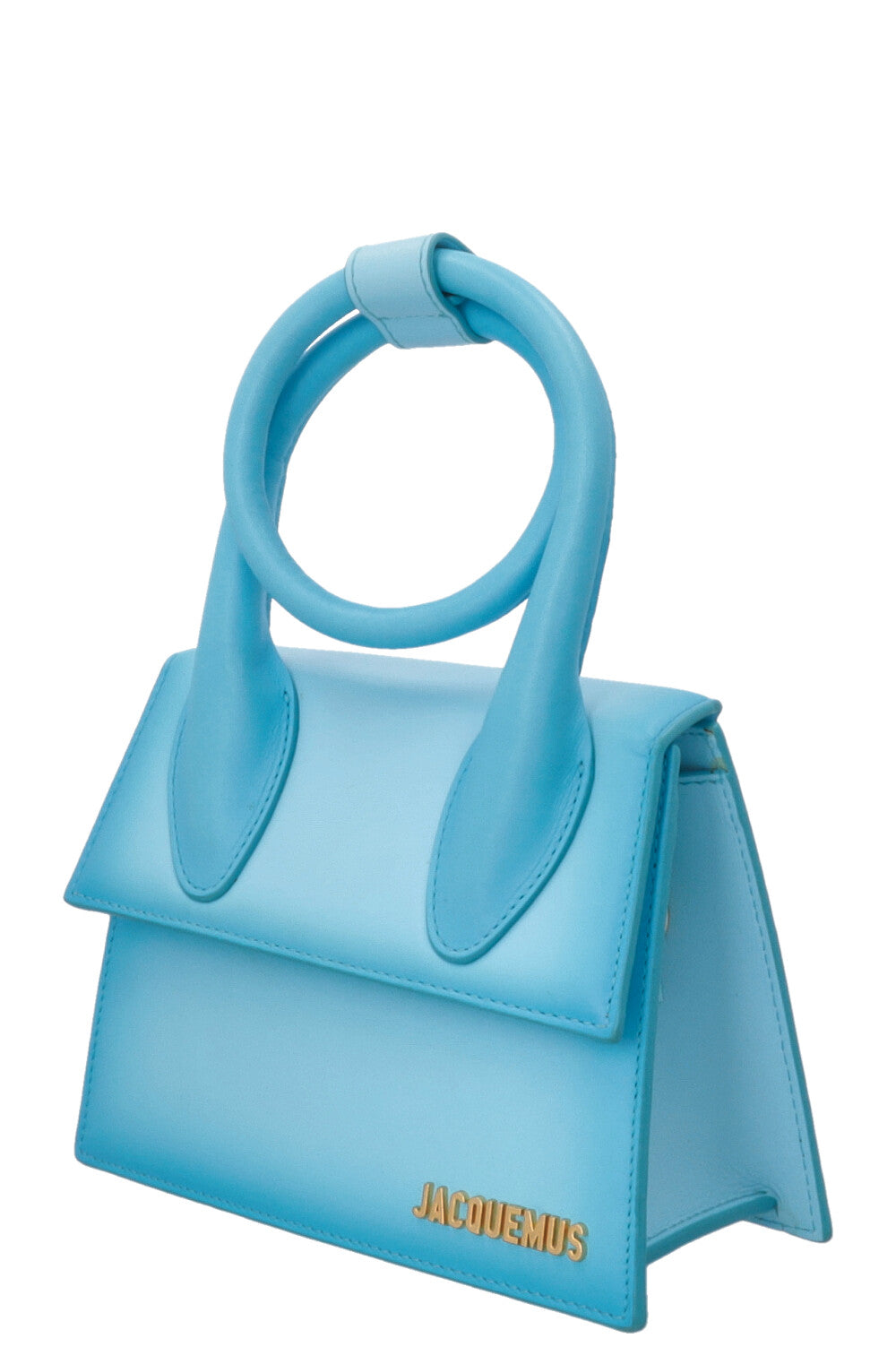 JACQUEMUS Sac Le Chiquito en cuir bleu radieux